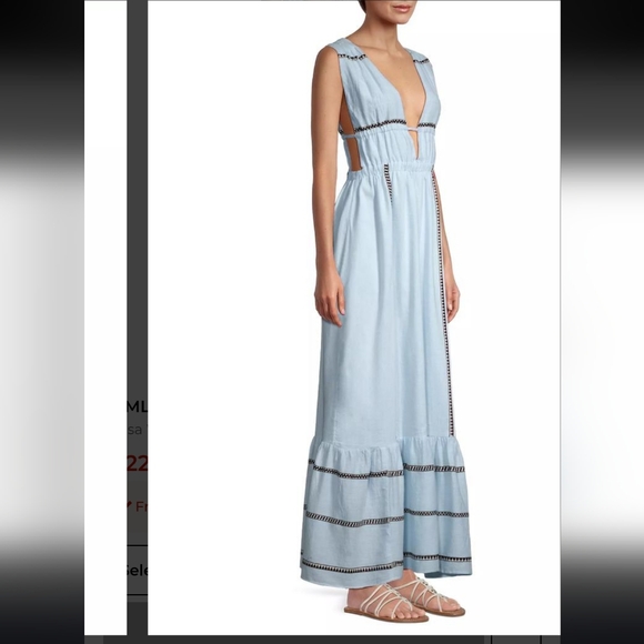 LEMLEM- LELISA PLUNGE DRESS- Size Large - Picture 2 of 11